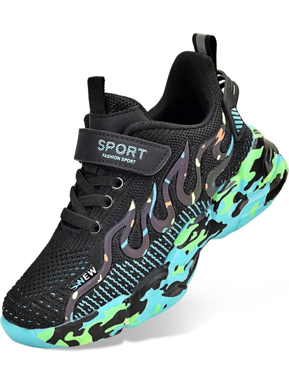 Lightweight Mesh Slip-On Kids Sneakers for Running & Walking - Boys & Girls